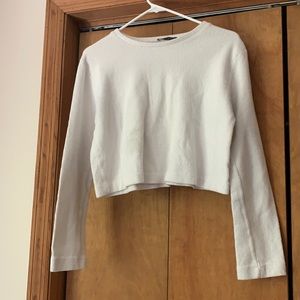 Zara Ribbed Crop Sweater